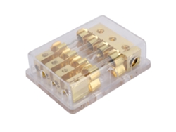 Portafusibles De Cuchilla De 12 V Y 60 A Con 1 Entrada Y 4 Salidas Para Automóviles, Camiones Y Embarcaciones.