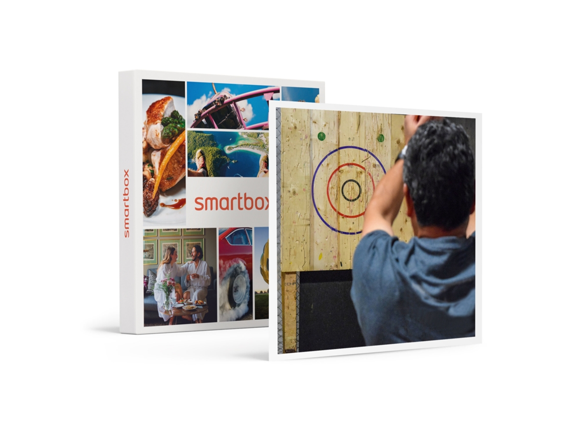 Caja Regalo SMARTBOX Tiro con hacha en Madrid durante 2 horas para 2 personas