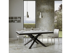 Mesa de Comedor ITAMOBY Volantis Evolution (90x180/440 - Paneles de Melamina - Fresno Blanco)