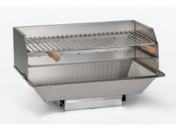 Parrilla incrustada adicional para barbacoa de acero inoxidable de 60 cm