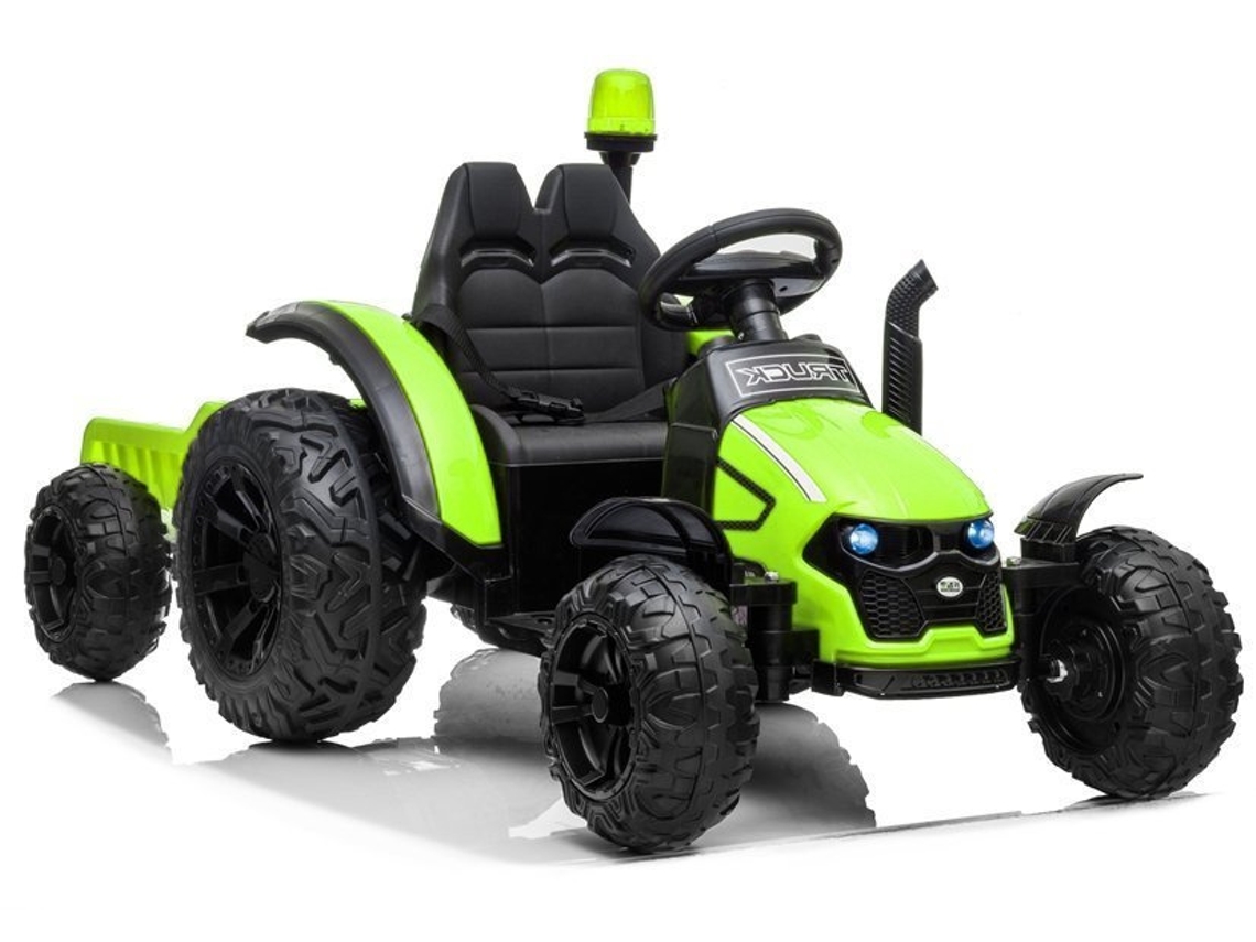 Tractor eléctrico Hzb 200 con remolque verde B.active