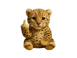Peluche Koaly Para La Sanación Emocional, De Leopardo Realista Aliviar El Estrés, 20 Cm