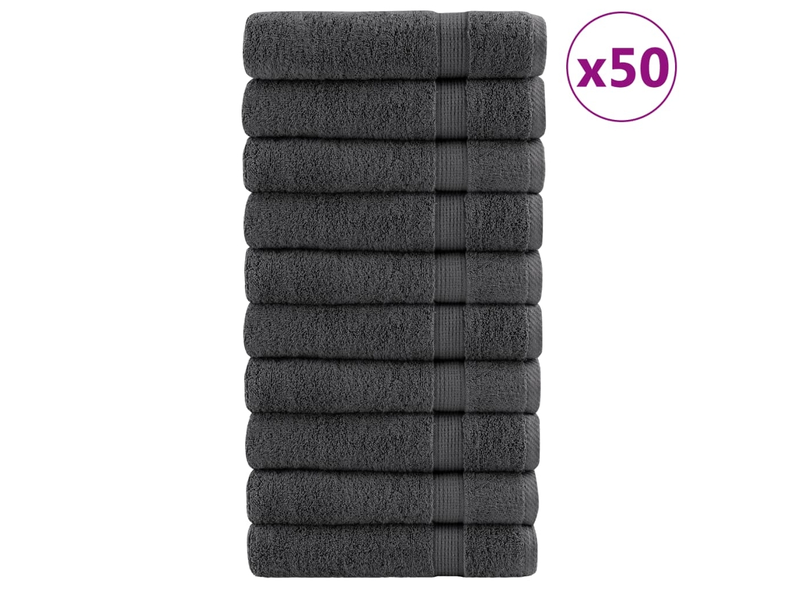 Toalla Lovely Home Mano Solund Gsm Negro (50x100cm)