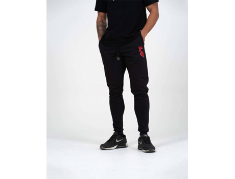 Joggers Básicas SAVAGE Chándal Algodón Hombre (XL - Negro)
