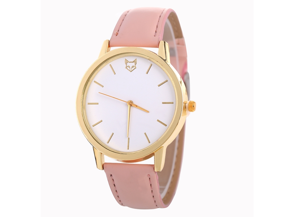Pulsera Informal Para Mujer Zhoulianfa, Cuero Sintético, Cuarzo, Oro Rosa, Reloj De Moda
