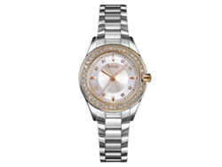 Reloj elegante Skmei 1534 con correa de acero de cuarzo resistente al agua e incrustaciones de diamantes Hengrongshen