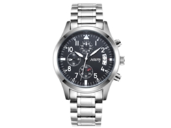Reloj De Pulsera Hombre Analógico De Cuarzo Estilo Moderno Resistente Al Agua Con Correa De Acero