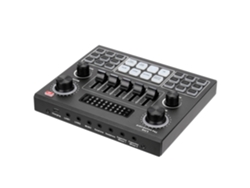 Tarjeta De Sonido V9 Para Transmisión En Vivo Con 12 Sonidos Eléctricos, Micrófono Y Auriculares Usb Para Teléfonos Móviles Y Ordenadores.