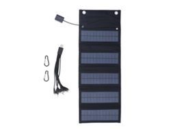 Cargador Portátil Plegable Con Panel Solar De 9 W Y Alta Tasa De Conversión Para Senderismo Al Aire Libre.