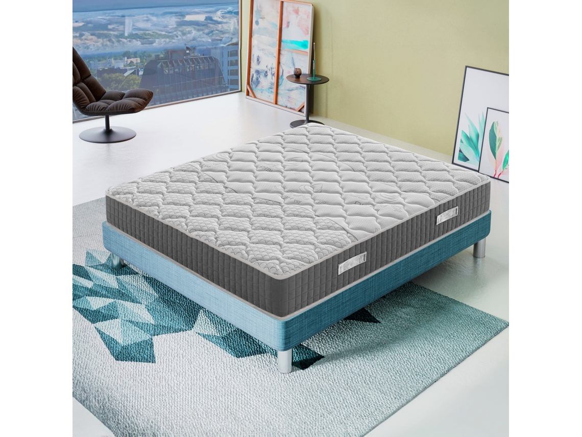Colchón Ilovesleep Ermes (150x190x25 cm, espuma HR + espuma viscoelástica)
