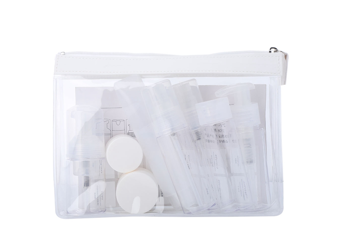 8 Piezas/set De Botellas De Spray Vacías Y Contenedores Para Maquillaje Y Crema, Kit Portátil Para Viajes