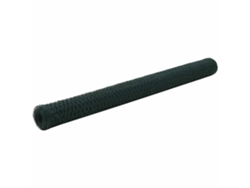 Valla de alambre para gallineros de 25 x 1,5 m, de acero con revestimiento de PVC verde, DKD HOME DECOR