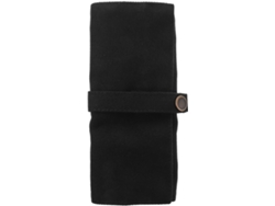 Estuche Enrollable Correas Reloj Bolsa Negra Lavable Organizador Compacto Elegante Accesorios Viaje Viajes