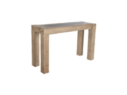 Consola Abeto Mdf Natural 155x45x90,5cm