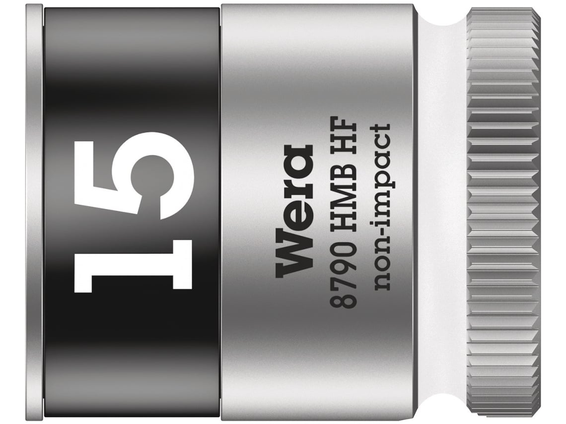 Llave de vaso Zyklop con función de sujeción 3/8" 8790 HMB HF 15,0 WERA 05003749001