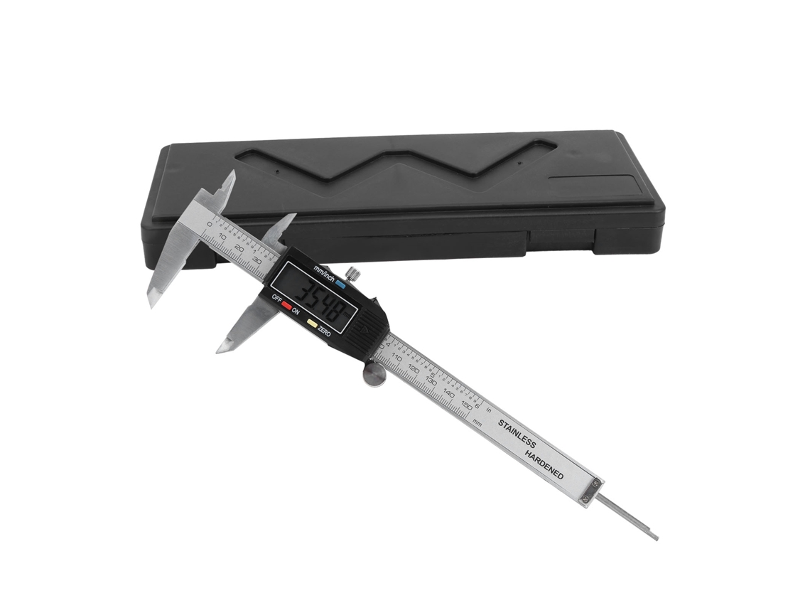 Calibrador Digital Vernier Con Micrómetro Lcd, Medidor Electrónico, 150/200/300 Mm