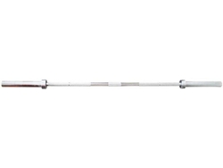 Barra Olimpica SOFTEE Olympic Bar (Plateado - 4 Kg - 150-220cm)