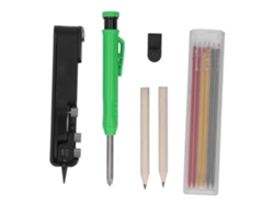 Lápiz Marcador Multifuncional Para Carpintería Con 6 Recambios Y 4 Modos De Uso Para Bricolaje Y Medición.