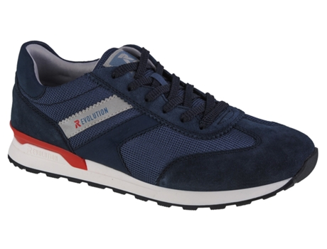 Zapatillas Hombre RIEKER (41 - Cuero de Gamuza - Azul)