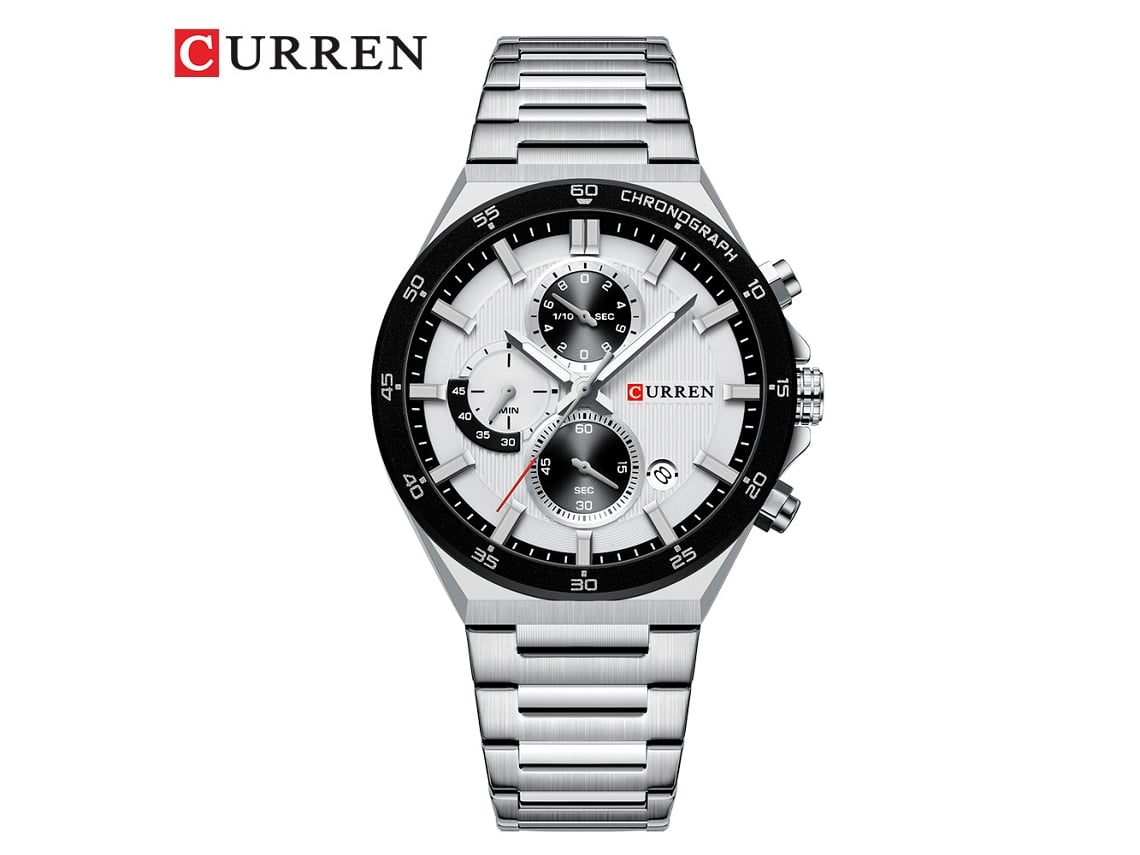 Reloj De Pulsera Multifunción Con Calendario De Seis Agujas, Reloj De Hombre, Brazalete De Acero
