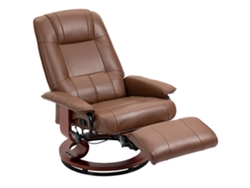 Sillón Reclinable Giratorio Para Tv Con Reposapiés Y Reposabrazos, Salón/dormitorio