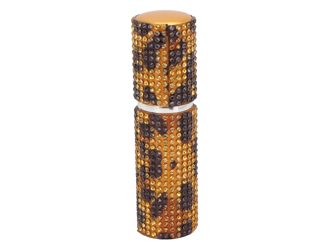 Frasco de perfume con recarga, estampado de leopardo, 10 ml
