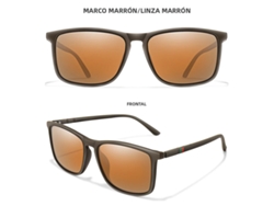 (estilo 3) Gafas De Sol Polarizadas Cuadradas Retro De Lujo, Protección Solar Uv400, Unisex