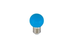 Bombilla LED esférica 1w E27 Azul Gsc