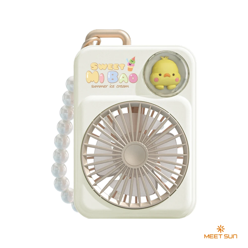 Ventilador Portátil De Mano (blanco), Ventilador Pequeño De Refrigeración, Ventilador Recargable Por Usb.