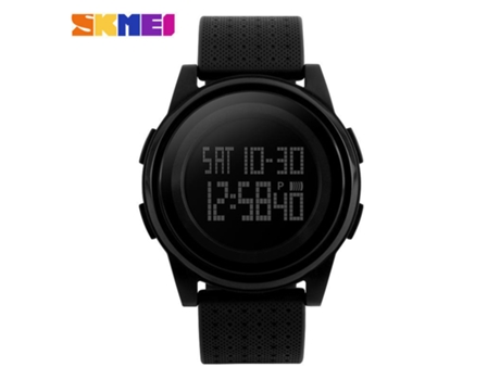 Relojes deportivos impermeables digitales con pantalla gran angular para hombres y mujeres-negro LUUCOZK