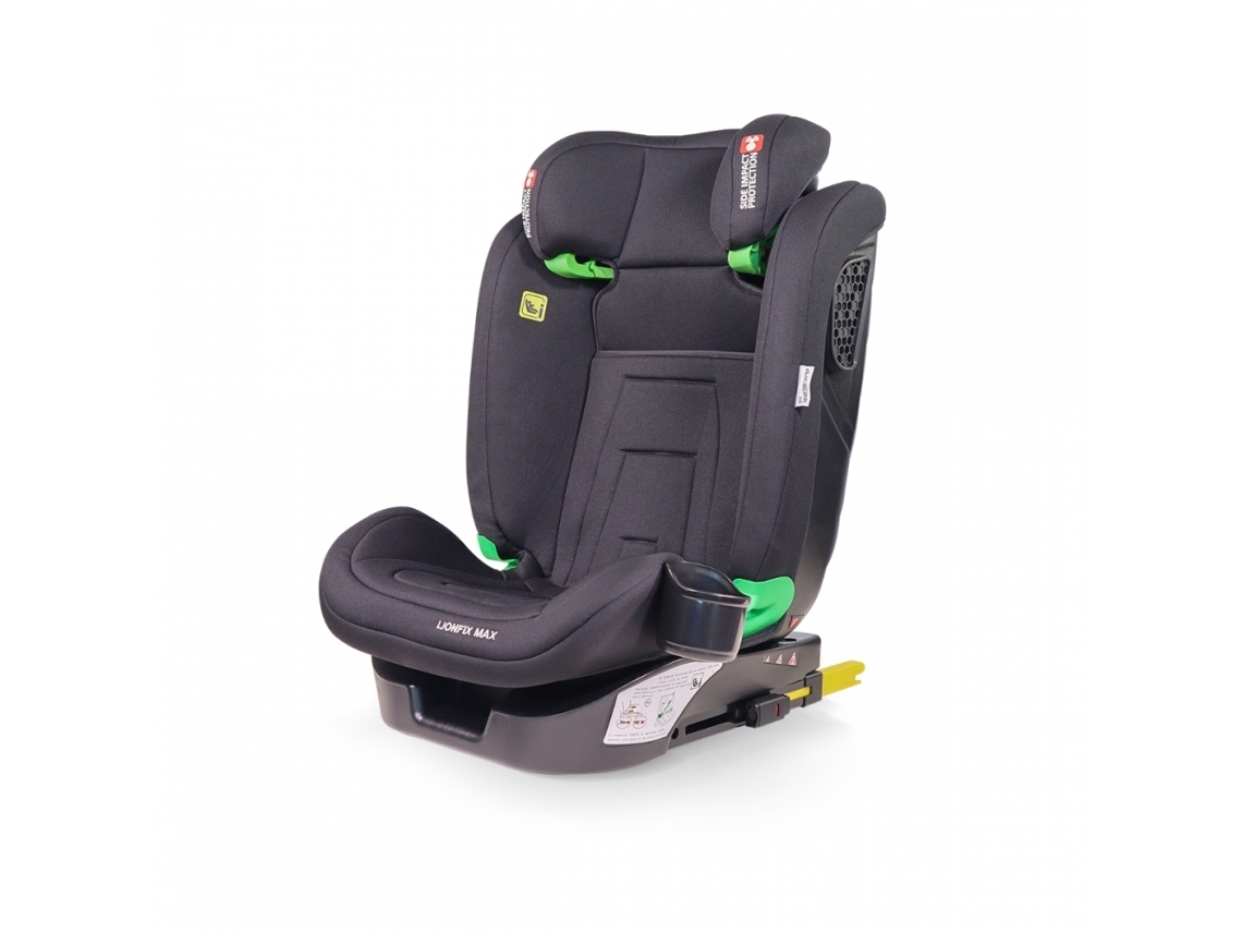 Silla de coche infantil IsoFix MOBICLINIC Evolutiva 100-150 cm Reclinable 3 posiciones 10 posiciones Protecciones laterales Lionfix Max