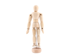 Maniquí Articulado De Madera Para Dibujo Artístico, Modelo Humano, 4,5 Pulgadas.