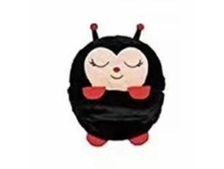 Saco de Dormir  Estilo Joaninha Preto/160Cm