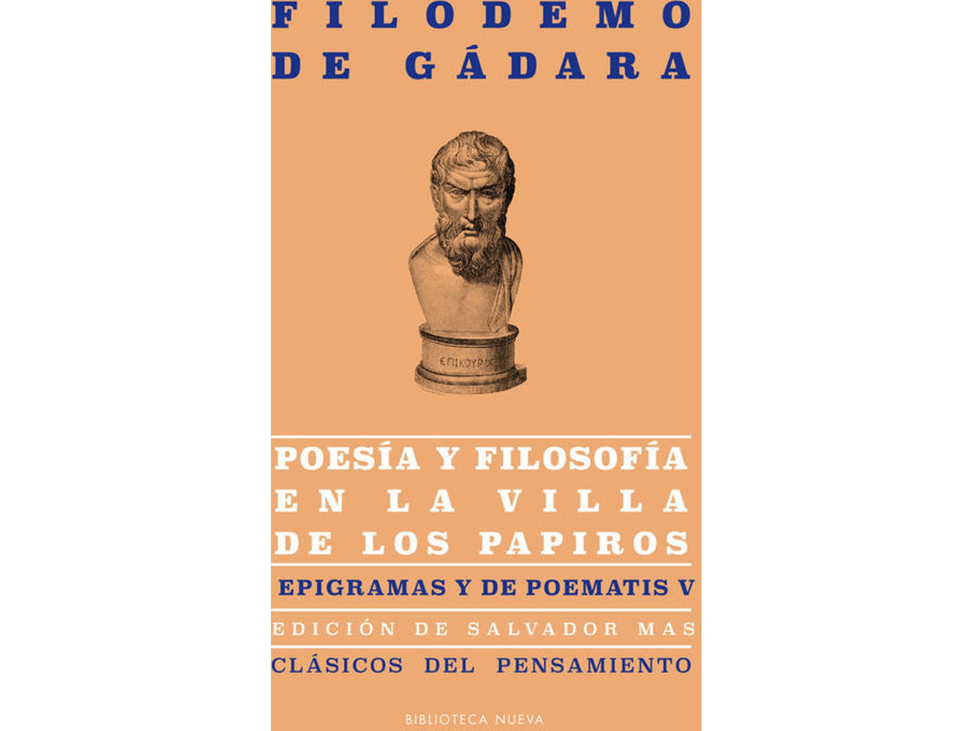 Libro Poesía Y Filosofía En La Villa De Los Papiros de Filodemo De Gadara (Español)