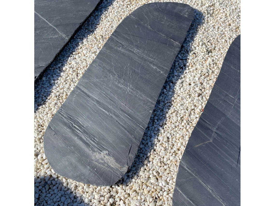 Paso Japonés Pizarra Oval Unidad / 50-70 Cm.