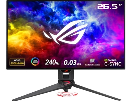 Monitor Gaming ASUS PG27AQDM (26.5'' - 0.03 ms - 240 Hz - AMD FreeSync Premium)
