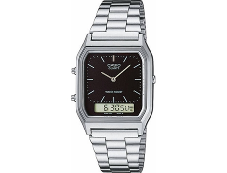 Reloj CASIO Hombre (Metal - Negro y Plateado)
