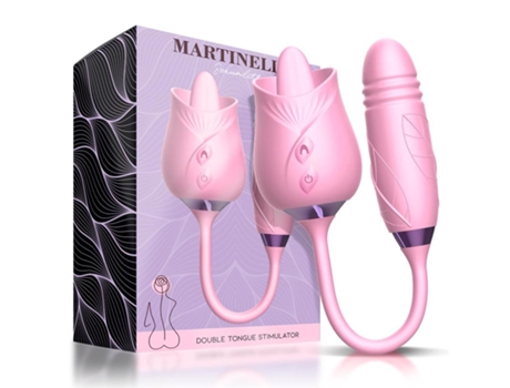 Estimuladora Clítoris Martinella Lengua Y Huevo Con Thrusting MARTINELLA