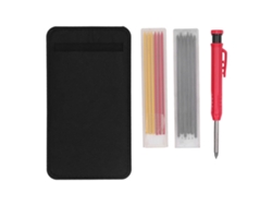 Kit De Portaminas Para Carpintero Con Sacapuntas Y Recambios De 2,8 Mm Para Marcar Madera.