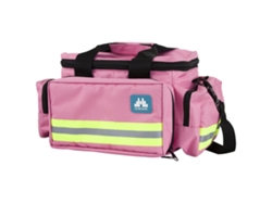 Bolsa De Primeros Auxilios Ligera MOBICLINIC Bolsa De Botiquín Capacidad Superior A 21 Litros Con Asas Reforzadas Tiras Reflectantes Rosa