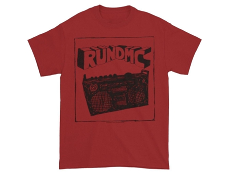 Camiseta ROCKINSTONE Run DMC Sketch Boombox (XXXL)
