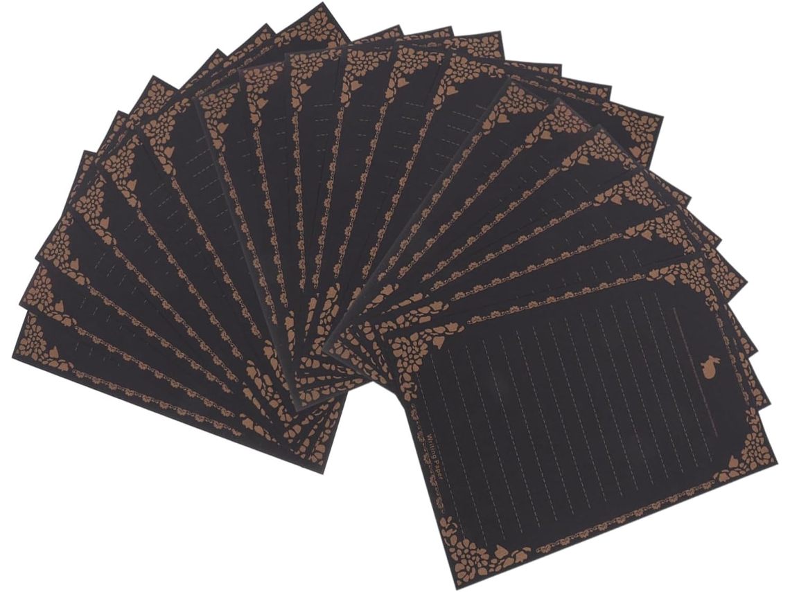 50 hojas de papelería lisas para tarjetas de felicitación e invitaciones, estilo moderno.