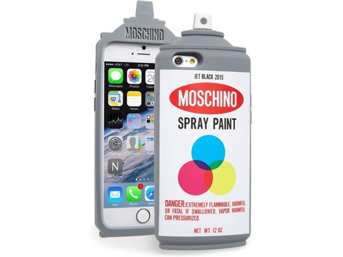 Funda iPhone 6, 6s, 7, 8 MOSCHINO Spray Paint Multicolor