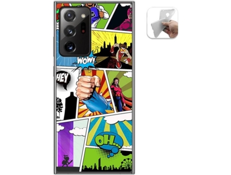 Carcasa Samsung Galaxy Note 20 Ultra TUMUNDOSMARTPHONE Comic Multicolor