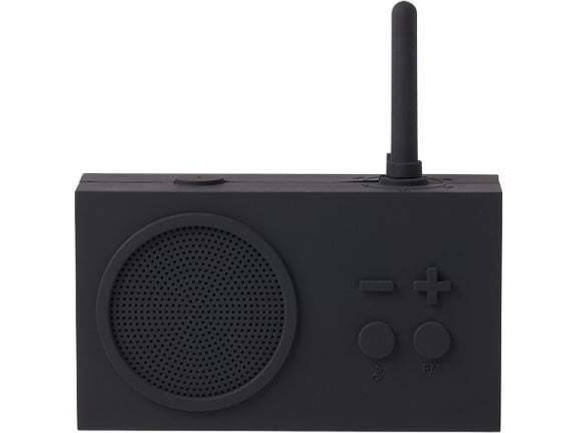 Rádio FM LEXON Tykho 3 (Bluetooth - Batería - Negro)