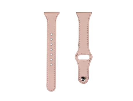 Pulsera de Reloj INF de couro genuíno estilo rebite de 20 mm para Samsung Garmin. Negro