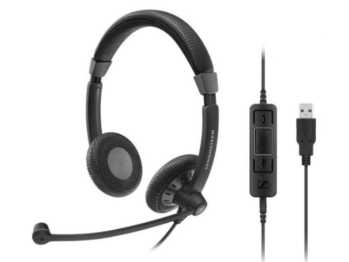 Epos Sennheiser Impact Sc 75 Usb Ms Auriculares Diadema Conector 3.5mm Usb Tipo-A Negro