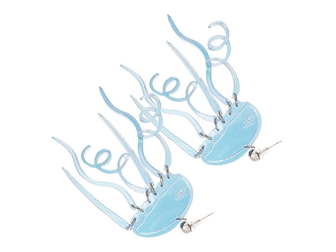 Pendientes colgantes de medusa acrílica para mujer, joyería de moda, paquete de 3 pares Rosewell
