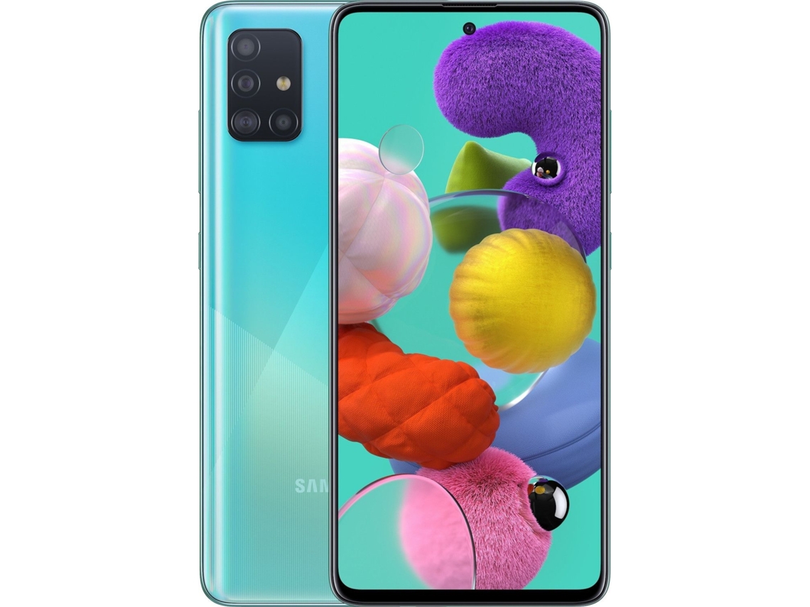 Smartphone SAMSUNG Galaxy A51 (Reacondicionado Marcas Mínimas - 128 GB - Prism Blue)