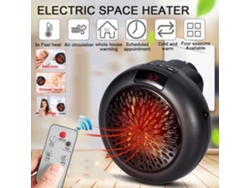 Mini Calefactor Eléctrico Portátil de Pared para Hogar y Oficina S/MARCA